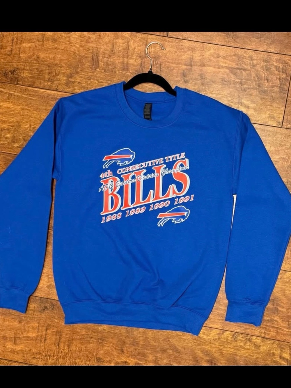 Blue Bills Graphic Crewneck Sweater